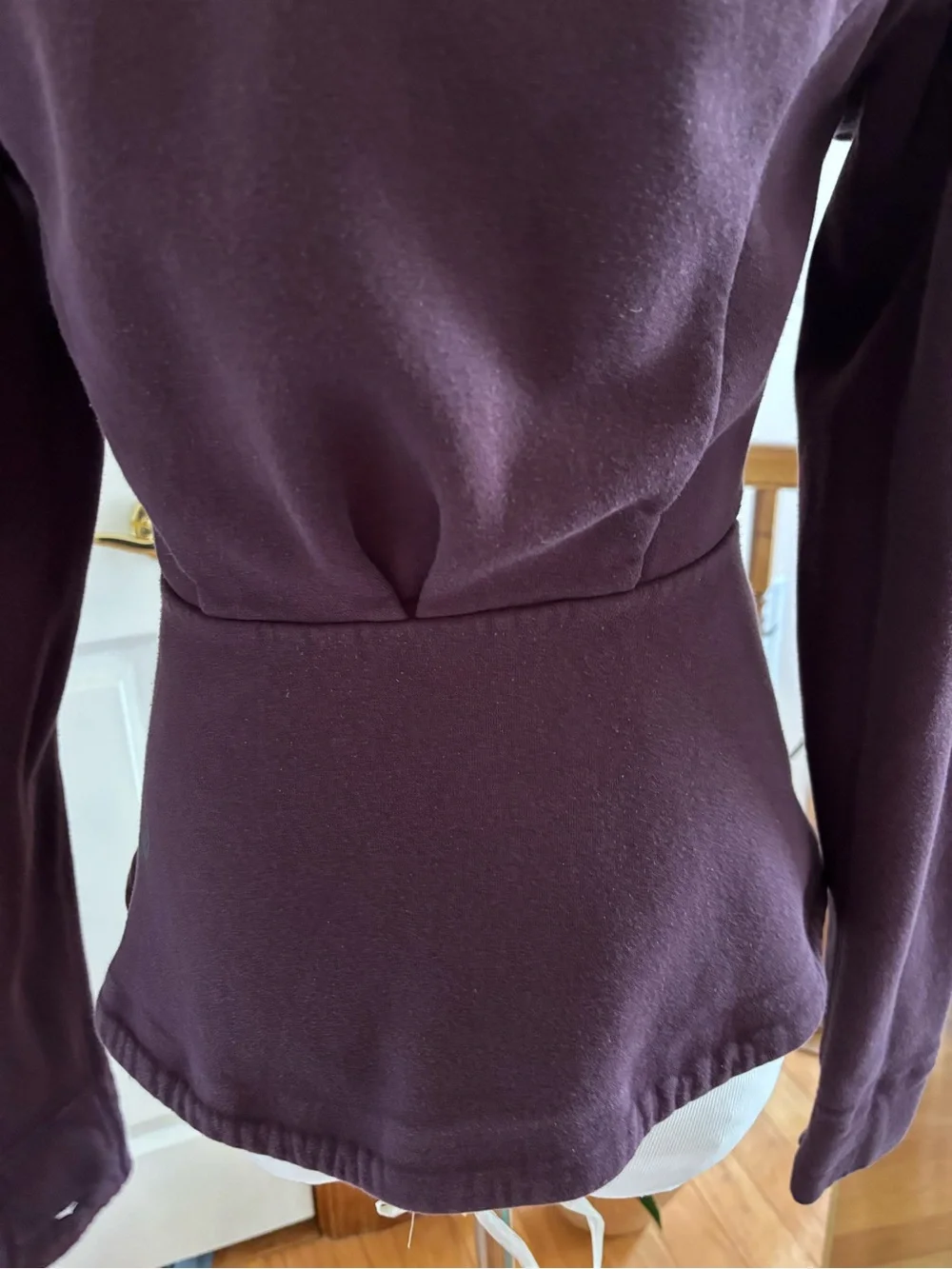 Lululemon &go Destination Hoodie Black Cherry size 4 - Picture 7 of 12